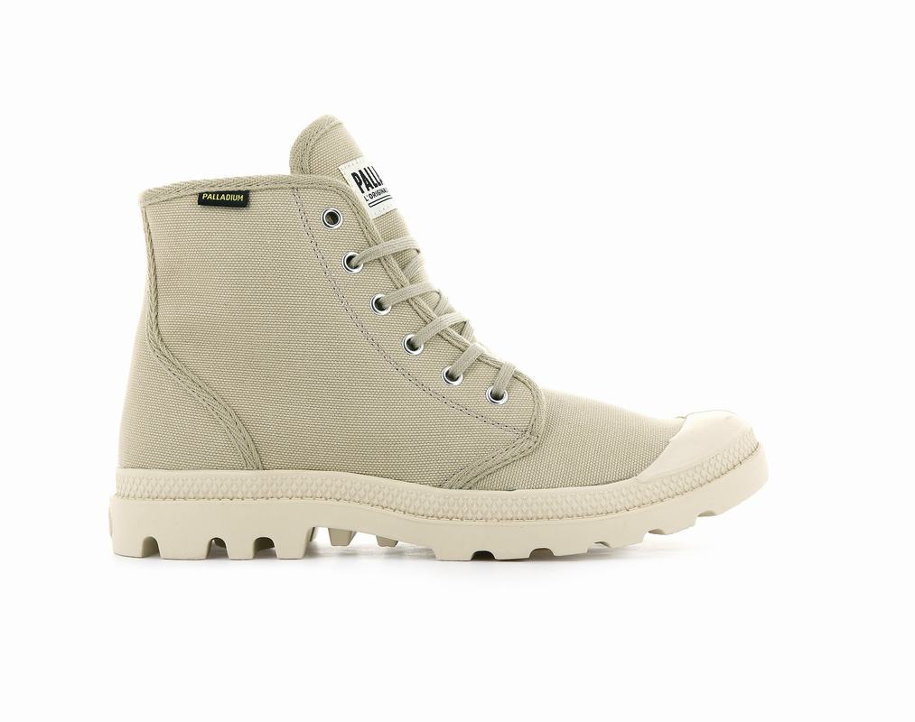 Palladium Pampa Hi Originale Mens Boots Light Green Australia [JGAKIL-271]